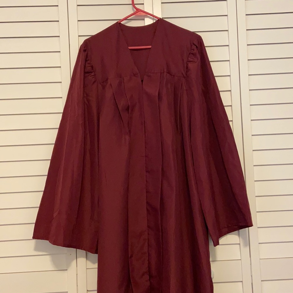 Maroon Graduation Gown